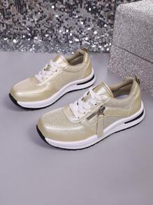 Women Athleisure Sneakers - Breathable Lightweight Sport/Walking Shoes, Suitable For Indoor/Outdoor Fitness, Gym, Travel, Work, Best Paired With Sports Pants