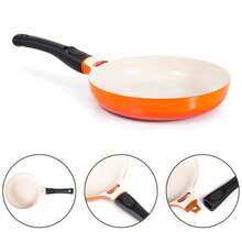 Frigideira Le Cook Grande 28cm Cerâmica Antiaderente Cabo Removível