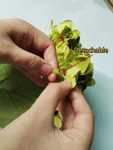 MEHELANY 1朵18.5英寸逼真丝绸绣球花，高品质人造花卉，适用于DIY婚礼花束、派对、家居装饰、厨房、花园、酒店、办公室、春季假期、母亲节、返校装饰、DIY花环、礼品等。