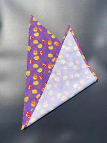 Terrifying Halloween Pet Bandana With Pumpkins Ghost Pattern Pet Kerchiefs,Adjustable Jack-O'-Lantern Theme Pattern Printing Dog Triangle Bibs Scarfs,Suitable For Small To Medium Dogs And Cats - Soft Polyester, Machine Washable