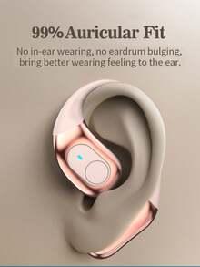 1 Pair Of Wireless Open-Ear Bone Conduction Earphones Ear-Hook Sports Running Heavy Bass Long Battery Life Headphones Unisex Style Smart Voice Assistant Wake-Up AI Translation Noise Reduction Digital Display