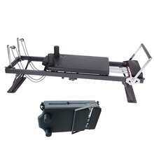 Gr8 Home Pilates Reformer Stretch Machine Folding Home Gym Equipment Body Sculpting Board - Black - View 11