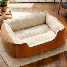 SUNFIONA Cozy Bunny Bed, Extra Large Guinea Bed Mat, Small Animal Snuggle For Rabbits, Hamsters, Squirrels & Guinea - Machine Washable Pet Bed, Soft Warm Winter Sleeping Pad