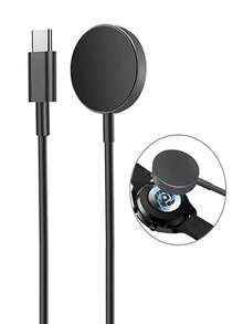 Watch 5 无线磁力充电器，适用于 Galaxy Watch 6/5/5 Pro/4/3/Active 1/2，便携式 USB C 型线缆基座