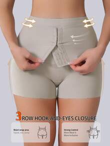 Tummy Control Panties Seamless High Waist Shaping Panties Slimming Waist Trainer Body Shaper Shapewear For Women Underwear Women's Underwear Sheath Flat Belly Woman Lingerie Briefs Butt Lifter - Apricot - View 1