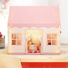 Mini House Style Fun Playhouse Tent For Parent-Child Interaction, Toy House, Birthday Gift - Multicolor - View 2