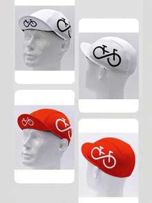 1 Stück leichte Radmütze - verstellbare Größe mit feuchtigkeitsableitender Technologie, leuchtende Farben, minimalistisches Design, atmungsaktive und schnell trocknende Radmütze für Renn- und Mountainbikes, geeignet für Outdoor-Sport, Laufen, Angeln, Radfahren und mehr