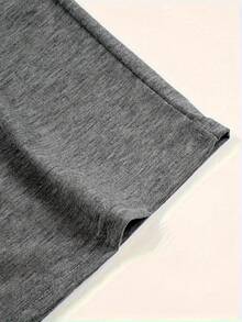 Comfortable Breathable Long Sleeve Heart Animal Paw Print T-Shirt, Casual Crew Neck Sports Tops For Summer Women's Clothinggifts For Mom-Free Shipping - Dark Grey - View 5