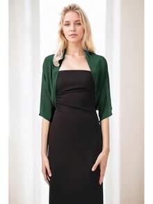 Coucoland Shawl Wraps Women - Sheer Chiffon Shawl Elegant Soft Wraps Evening Dress Wedding - màu xanh lá - Xem 4