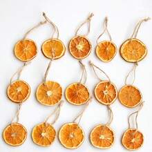 2pcs Christmas Dried Fruit Pendants Dried Flowers Pine Cones Orange Slices Cinnamon Rolls Shooting Props Christmas Pendant Decoration - Multicolor - View 6