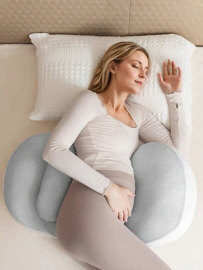 Zestaw poduszek dla kobiet w ciąży, ochrona talii, poduszki do spania na boku, wsparcie brzucha, poduszki do leżenia na boku, poduszki ciążowe, poduszki do spania, poduszki i poduszki są niezbędne w ciąży