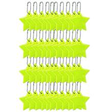 20/40pcs Reflective Star Outdoor Sports Pendant, Suitable For Night Travel, High Visibility Reflective, Backpack, Bag Pendant, Keychain Accessory - Multicolor - View 12