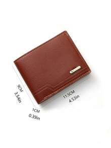 New Short Men's Wallet Retro Youth Ultra-Thin Wallet Student New Multifunctional Card Case Men's Wallet - Black - View 11