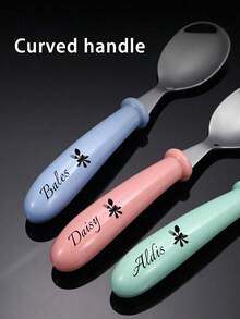 Personalized 3 In 1 Cutlery Set,Personalized Camping Utensil Set With Storage Box, Reusable Spoon Knife Fork, Portable Travel Utensil, Friendly Plastic Box For Travel Picnic Camping Or Daily Use, Great For Students, Travel And Kitchen Use Back To School,For Anniversaries, For Valentine's Day, For Mother's Day, For Birthdays,For Father's Day, For Graduation, For Weddings, For Housewarming Dining Room,Office