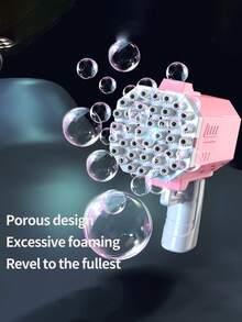 Kids Electric Bubble Blower Toy, Handheld Water Bubble Blowing Machine For Boys And Girls (Batteries And Bubble Solution Not Included)