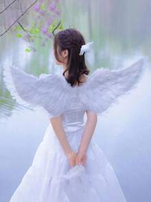Bộ trang phục 3 món White Angel, Black Angel - Cánh thiên thần, Băng đô Halo và Đũa phép tiên - Làm bằng lông vũ nhân tạo, không phải lông động vật - Thích hợp làm trang phục biểu diễn sân khấu, Đạo cụ chụp ảnh trang trí tiệc, Trang phục tiệc ngày lễ, Đạo cụ cosplay, Lý tưởng cho cosplay thiên thần, Sự kiện tiệc ngày lễ, Vũ hội hóa trang, Đám cưới, Halloween, Lễ hội hóa trang, Tiệc sinh nhật và Biểu diễn sân khấu, Đây là món quà hoàn hảo cho gia đình và bạn bè - Nhiều màu - Xem 5