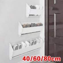 Length Wall Mounted Shoe Rack - Shoe Rack Drain And Moisture-Proof - White - View 1