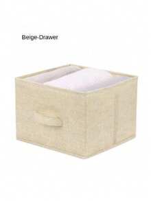 1 件 1/3/4/5/ 层可折叠衣物收纳挂袋,带坚固手柄,衣物收纳篮,毯子,被子,节省空间的衣柜整理器,卧室,家庭,宿舍连衣裙裤子鞋子牛仔裤靴子裙子卧室,整理器,家庭收纳,女式白色 T 恤,女式黑色裤子,女士冬装,连衣裙, - 卡其色 - 查看 15