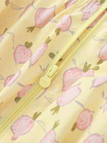 Balabala 女童夹克，荷叶边蝴蝶结细节，2025年秋季新款，甜美风 - 黃色調 - 查看 6