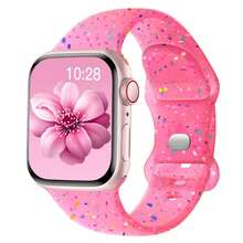 Cinturino sportivo compatibile con Apple Watch, misure 38mm 40mm 41mm 42mm 44mm 45mm 46mm 49mm, per donne e uomini, cinturino in morbido silicone per Apple Watch Series 10 9 8 7 6 5 4 3 2 1 Ultra SE