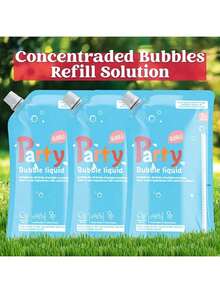 Bubble Solution Children's Toy Multicolored Bubble Concentrate Bubble Solution, The Ideal Gift For Thanksgiving And Halloween. - 藍色2pcs - 查看 2