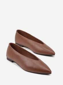 Classic Vices Ballerinas With Leather Insole - Camel - View 5