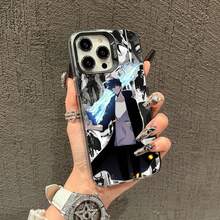 Funda de Nivelación Anime Solo compatible con Samsung Galaxy S25 S24 S22 Ultra S23 FE S21 Plus A56 A36 A55 A35, funda dura coreana a prueba de golpes, compatible con funda de  17, funda de  17 Pro, funda de  17 Pro Max - S17167 - Ver 5