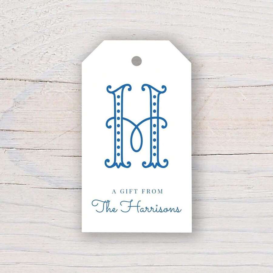 Customized Gift Tags, Personalized Letter Gift Labels, 5 Colorful Family Gift Tags, Suitable For Wedding, Birthday Party, Wholesale Customizable Logo, Personalized Packaging Decoration Tags - Custom Lettered Gift Tags - View 1