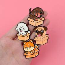 8 件套可爱小狗珐琅别针胸针松针翻领别针徽章背包服装配饰珠宝礼品 - ZH237 - 查看 11