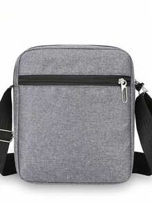 男士时尚休闲大容量多隔层单肩包街头潮流 - 立款 - 查看 8