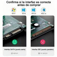 Cable USB 3.0 a SATA Para Discos Duros HDD/SSD De 2,5 Pulgadas - Negro - Ver 6