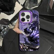 Funda de Nivelación Anime Solo compatible con Samsung Galaxy S25 S24 S22 Ultra S23 FE S21 Plus A56 A36 A55 A35, funda dura coreana a prueba de golpes, compatible con funda de  17, funda de  17 Pro, funda de  17 Pro Max - S17167 - Ver 7