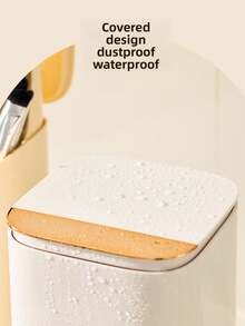 1 件自动升降化妆刷架，带四个隔层，独立设计，轻奢化妆刷收纳，容量大