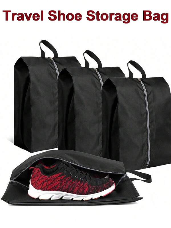 حقيبة أحذية للسفر - حقيبة أحذية سفر كبيرة جدًا مقاومة للماء مع سحاب ومقبض - حقيبة محمولة للجيم، جنسي، أمتعة، حافظة أحذية، منظم أحذية، اكسسوارات للسفر والعطلات والرحلات البحرية والعطلات الصيفية، حقيبة سفر ضروريات للكلية والمنزل والمدرسة