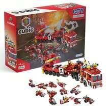 Multilaser Blocos de Montar Bombeiro Resgate 557 Peças Multikids - Multicolorido - Visão 1