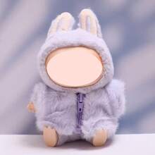 万圣节、圣诞节（仅服装）Labobo 1、2、3代盲盒挂件毛绒外套套装 适用于拉布布 - 彩色 - 查看 4