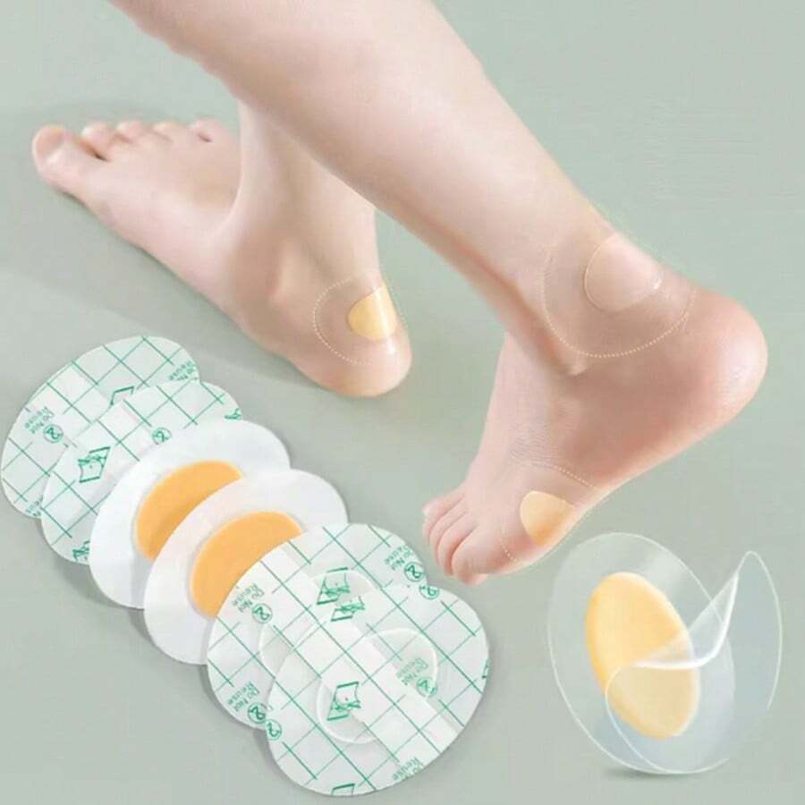 50 Pieces Of Multifunctional Foot Care Heel Protectors, Foot Pads, Bubble Pads, Colloidal Heel Pads, Shoe Stickers, Suitable For Bedrooms, Living Rooms, Bathrooms, Travel, Camping, Tourism, Perfect Home Life, Travel Essentials (New And Old Models Are Randomly Shipped)