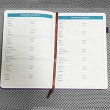 3-Year Monthly Planner Calendar 2026-2028 - January To December, Softcover With Elastic Pen Holder, 12 Month Display, English Language, Ideal For Organizing And Stylish Adults, Diary Writing|Minimalist Design|Easycare Binding - Multicolor - View 9