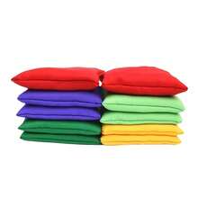 软沙袋投掷游戏套装 - 彩色布质沙袋，适合室内/室外娱乐，便携易用，非常适合海滩、公园和庭院娱乐，室内外游戏，彩色沙袋，沙袋，沙袋投掷