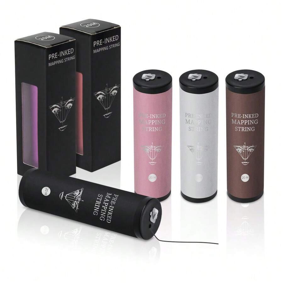 1支黑色/白色/粉色眉毛和眼线微针定位线，半永久眉毛定位测量工具，化妆品，便宜，房间装饰，梳妆台，旅行，卧室，化妆配件，便宜，圣诞礼物，化妆品，化妆工具，便宜货，礼物，女士礼物，圣诞礼物，赠品，旅行，便宜货，旅行必备