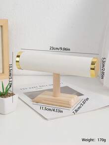 1pc/2pcs High-End Delicate Wooden/Velvet Bracelet/Anklet Jewelry Display Stand, Elegant Organizer For Retail, Home, Boutique, Holiday Gift Presentation, Christmas, Birthday, Mother's Day, Minimalist Design, Showcases Bracelets, Anklets, Watches, Perfect For Jewelry Photography, Tabletop Display, Easy To Assemble, Enhances Jewelry Appeal, Ideal For Store Windows, Personal Collection, Gift Ideas, Adds Sophisticated Touch To Any Setting, Lightweight, Durable, Versatile.