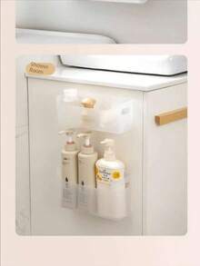 1/2 Paquetes Caja de almacenamiento para colgar en la pared de la cocina, Caja de almacenamiento para el interior del gabinete, sin perforación en la puerta del gabinete, bolsa de conservación, suministros de limpieza, película de conservación, bolsa de conservación, estante de almacenamiento, cesta colgante de la puerta, caja de almacenamiento para colgar en la pared con diseño de árbol de Navidad, alce, copo de nieve, para el interior del gabinete, la puerta del refrigerador, el baño, sin perforación en la puerta del gabinete, estante de almacenamiento para bolsas de plástico frescas