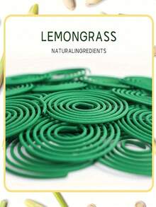 20/40 piezas Espiral de incienso de citronela de hierba de limón, apto para uso en exteriores - Aromaterapia de citronela de hierba de limón - Tiempo de quemado de 3-4 horas - Excelente para el borde de la piscina, patio, porche, terraza, camping y senderismo, accesorios de camping, diseño de espiral, quema lenta