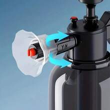High-Pressure Foam Sprayer Gun – Handheld Car Wash & Garden Watering Tool With Detergent Tank | Adjustable Nozzle (Jet/Foam/Mist) For Vehicles, Patios & Plants (2L Capacity) - Black - View 4