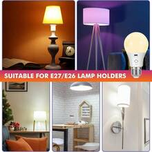 A60 Rechargeable Light Bulb With Remote Control, USB Charging, Type-C Interface, DC 5V, RGB Color Changing & 3 Color Temperatures, 11 Colors Optional, Dimmable Bulb With Timer Function – Suitable For Home Decoration, Ambient Gatherings, Bedrooms, Households And Camping, Compatible With Wireless Table Lamps