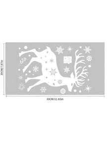 1 Stück Goldener Weihnachtsbaum Fensteraufkleber, Weihnachtsbaum und Fröhliche Weihnachten Muster Aufkleber, geeignet für Weihnachts-Schlafzimmer, Wohnzimmer, Badezimmer Dekoration, kann als Geschenkdekoration, Wandaufkleber, Fensterglasaufkleber verwendet werden, sehr geeignet für Weihnachtsfeiern, Innen- und Außendekoration Zuhause, Fensterdekoration, Feiertags- oder Saisondekoration