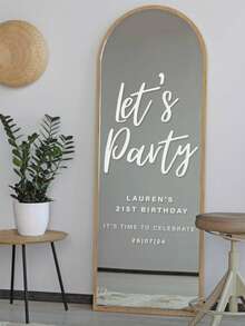 Individuelle Hochzeit Willkommens-Schilder und Weihnachts-Aufkleber | Personalisierte Namen - für Spiegel, Acryl-Tafeln, Kartons - Hochzeit Spiegel Aufkleber