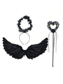 Colorful Feather Angel Wings Costume Prop For Adults, Suitable For Halloween, Cosplay, Photography, Performances