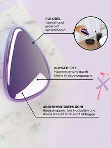 1PC无痛物理脱毛仪水晶脱毛仪家用脱毛工具女士脱毛器手动玻璃脱毛器纳米脚磨机易清洗可重复使用身体美容脱毛器 - 彩色 - 查看 6