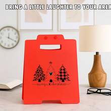 Red Christmas Tree Print - Christmas